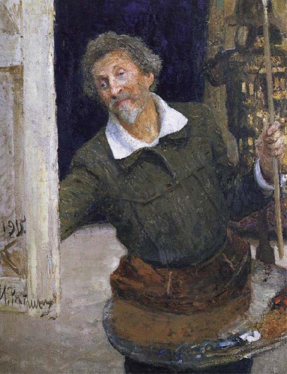 Ilya Yefimovich Repin Self-Portrait Sweden oil painting art